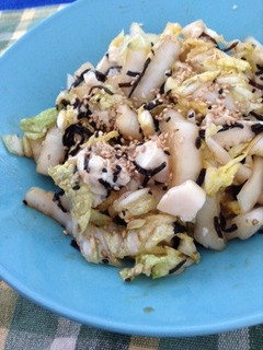 豆腐の白菜塩昆布和え。-レシピのメイン写真