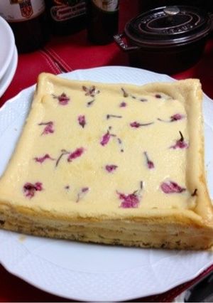 桜・チーズケーキ-レシピのメイン写真