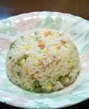 炊飯器にお任せ！簡単チキンピラフ♡