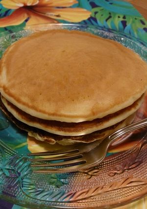 ヨ−グルトでモチモチホットケーキ-レシピのメイン写真