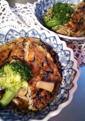 豆腐とおから、ひじきふわふわハンバーグ-レシピのメイン写真