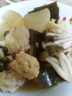 ホッとする大根と鶏つくねの煮物-レシピのメイン写真