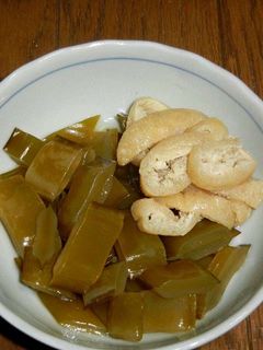 茎わかめと油揚げの煮びたし-レシピのメイン写真