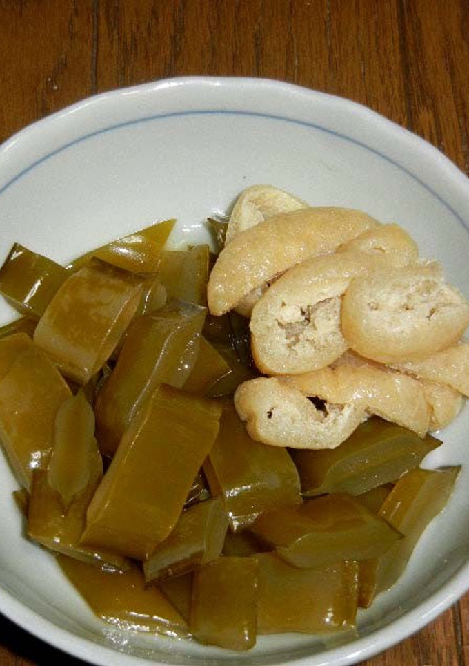 茎わかめと油揚げの煮びたし-レシピのメイン写真