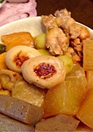 大根と鶏の手羽が主役のおでん-レシピのメイン写真