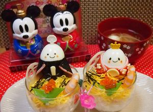 カップちらし寿司でひな祭り♡茹で玉お雛様-レシピのメイン写真
