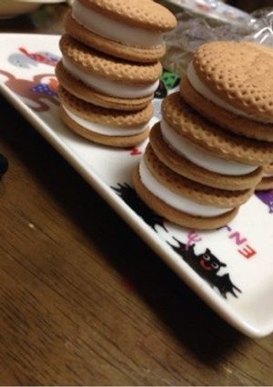 マシュマロクッキーサンド！-レシピのメイン写真