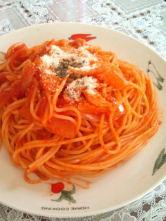 とっても簡単!トマトソースパスタ-レシピのメイン写真