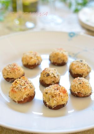 ワインに合う！ヘルシーな椎茸のファルシ✿-レシピのメイン写真