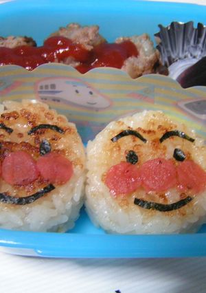 アンパンマンの焼きおにぎり-レシピのメイン写真
