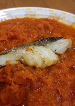 簡単！鱈トマガッツリSoup＠プチッと-レシピのメイン写真