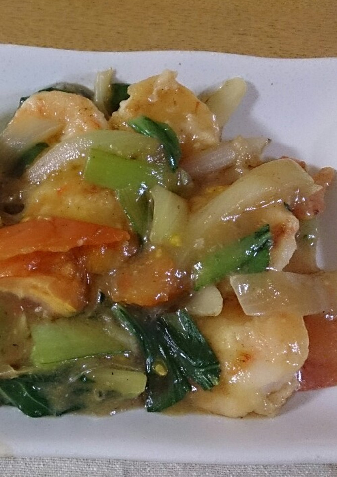 ぷりっぷり＊えびと野菜のあっさり中華炒め-レシピのメイン写真