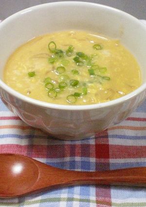 とっても簡単！中華風コーンスープ-レシピのメイン写真