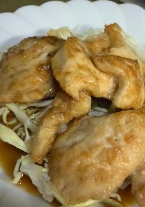 胸肉で生姜焼き-レシピのメイン写真