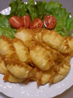 パリパリポテトinチーズ☆おつまみ餃子-レシピのメイン写真