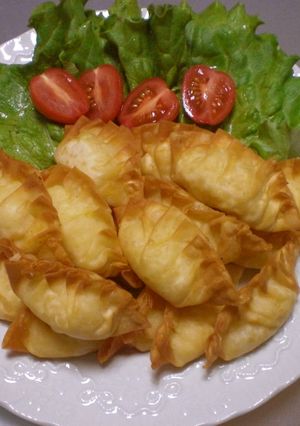 パリパリポテトinチーズ☆おつまみ餃子-レシピのメイン写真