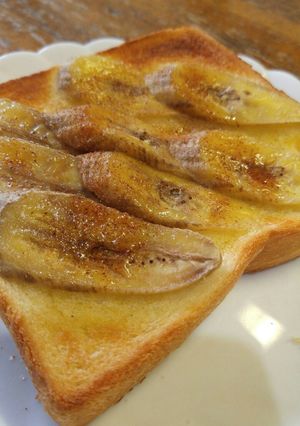 バナナトースト-レシピのメイン写真