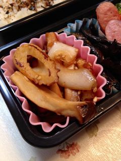 簡単!お弁当にちくわの甘辛炒め-レシピのメイン写真