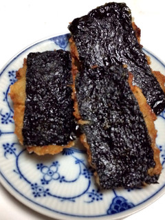 【簡単】蓮根と挽肉の海苔巻き揚げ-レシピのメイン写真