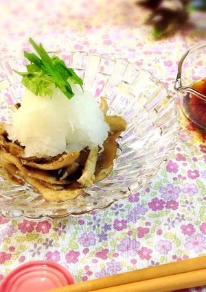 ダイエット☆舞茸の胡麻和え おろしのせ-レシピのメイン写真