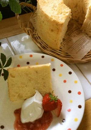 いちごのミルクシフォン-レシピのメイン写真