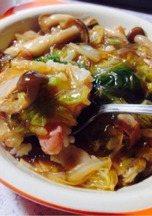 まぜまぜとろかりあんかけご飯-レシピのメイン写真