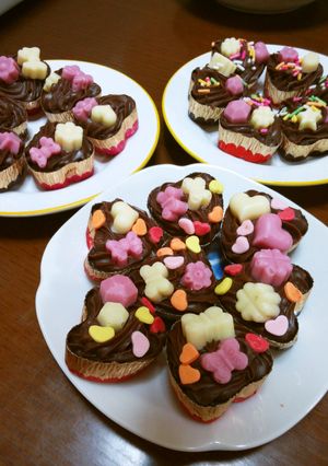 子供と手作り生チョコ！バレンタイン-レシピのメイン写真