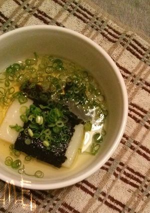 昆布茶のお雑煮風-レシピのメイン写真