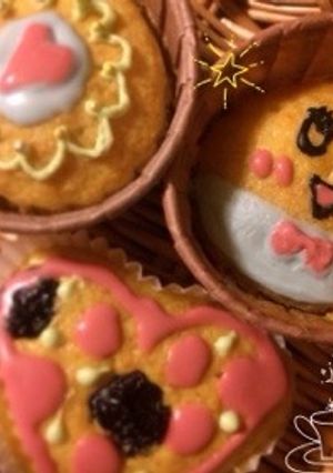 ふなっしー♡カップケーキ-レシピのメイン写真