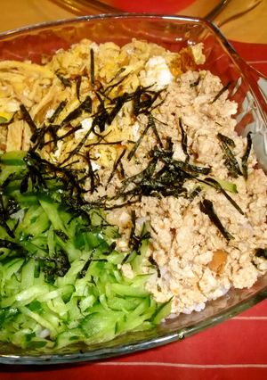 簡単!三色ちらし-レシピのメイン写真