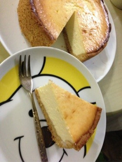 混ぜ〜て焼くだけ!ベイクドチーズケーキ-レシピのメイン写真