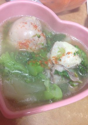 プチっと簡単！ゴロゴロお肉な野菜スープ-レシピのメイン写真
