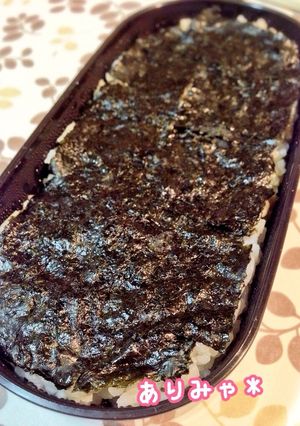 醤油が染み込む！お母さんの2段のり弁-レシピのメイン写真