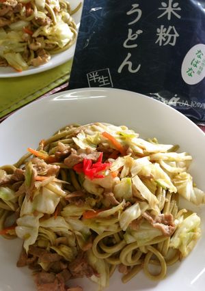 めっけもん♪簡単！醤油焼きうどん-レシピのメイン写真
