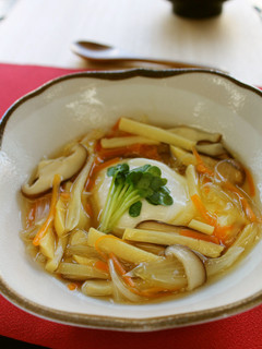 落とし卵の野菜あんかけ-レシピのメイン写真