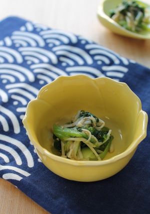 青梗菜とえのきのごま酢あえ-レシピのメイン写真