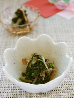 ほうれん草の梅おかか和え-レシピのメイン写真
