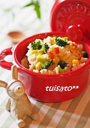 *昆布茶バターで野菜のクスクス*-レシピのメイン写真