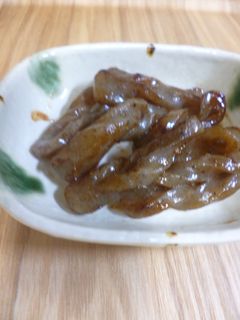 簡単・こんにゃくの焼肉のたれ炒め-レシピのメイン写真