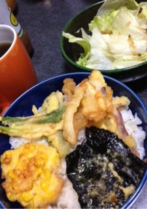 手抜き天丼-レシピのメイン写真