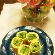 ひな祭りに☆菜の花の卵巻き