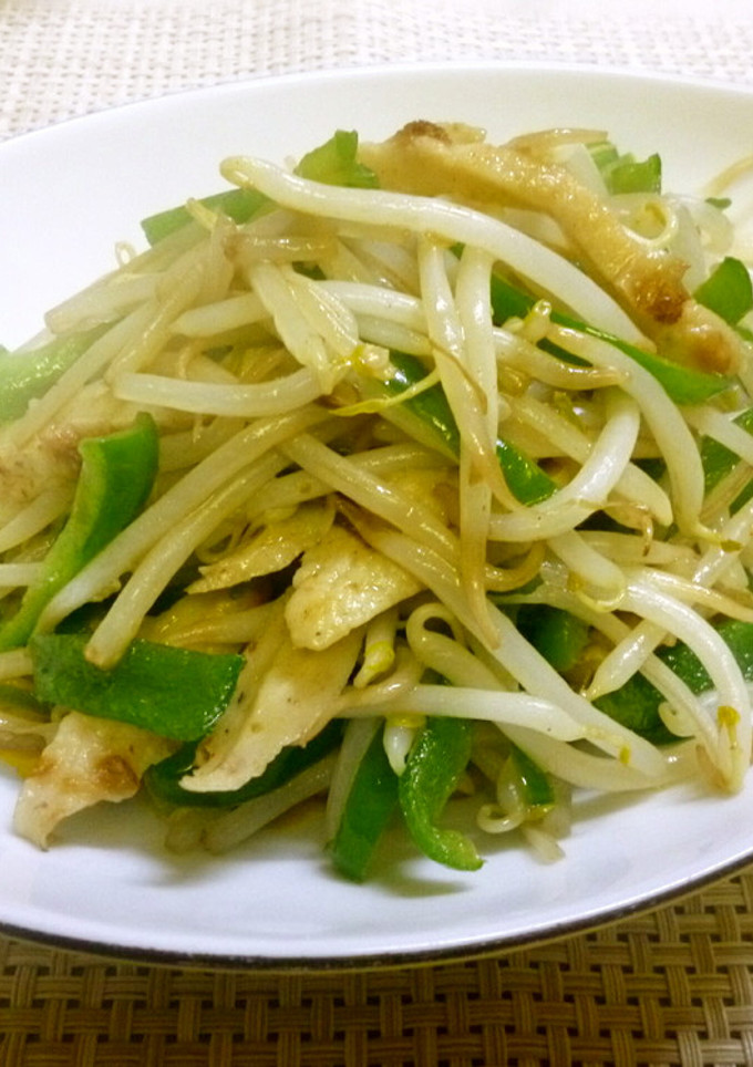 早くて安い！もやしとピーマンの中華炒め-レシピのメイン写真
