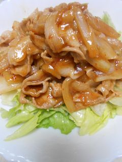 新玉葱と豚ばら肉の味噌炒め-レシピのメイン写真