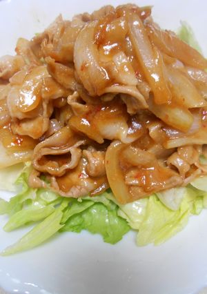 新玉葱と豚ばら肉の味噌炒め-レシピのメイン写真