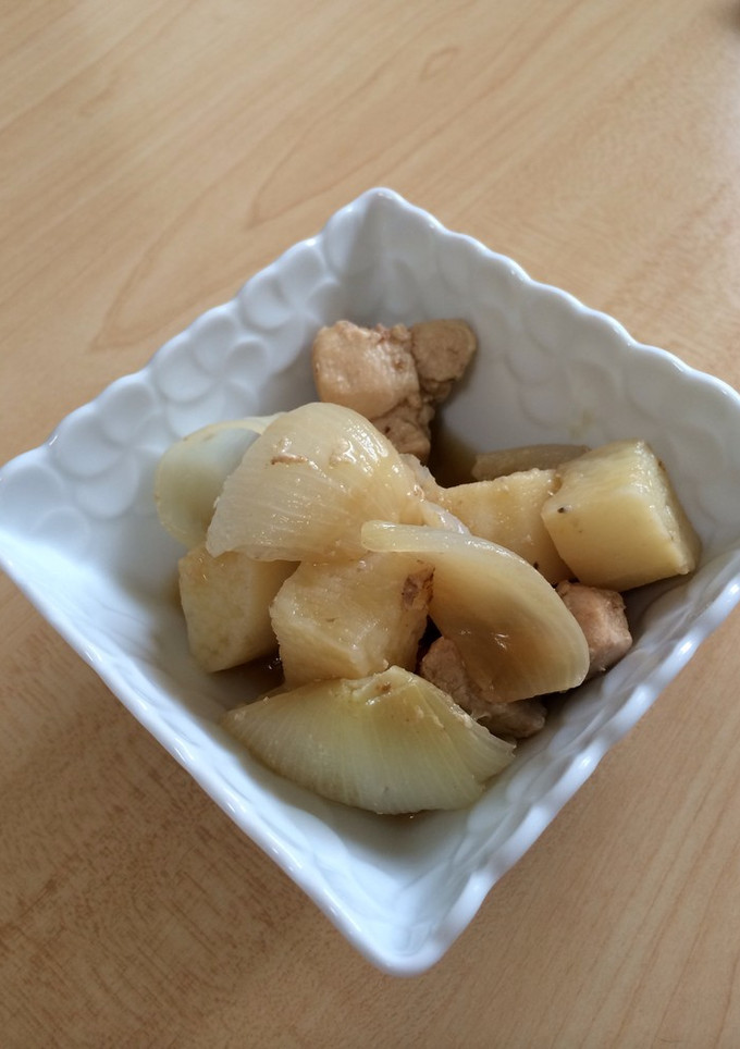 長いもとササミの煮物-レシピのメイン写真