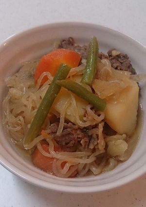 活力鍋で簡単肉じゃが♪-レシピのメイン写真