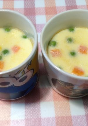 ミックスベジタブルで簡単茶碗蒸し♪-レシピのメイン写真