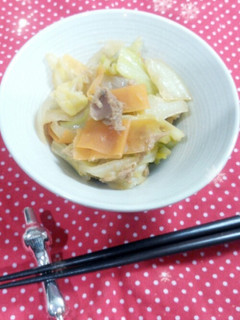 春キャベツとツナの蒸し煮-レシピのメイン写真