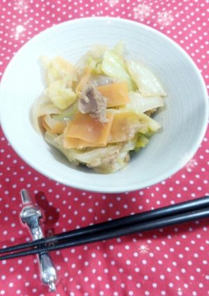 春キャベツとツナの蒸し煮-レシピのメイン写真