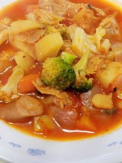 簡単!野菜ゴロゴロ!ミネストローネ♡-レシピのメイン写真